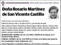 MARTINEZ DE SAN VICENTE CASTILLO,ROSARIO