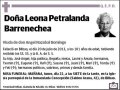 PETRALANDA BARRENECHEA,LEONA