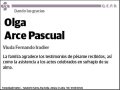 ARCE PASCUAL,OLGA