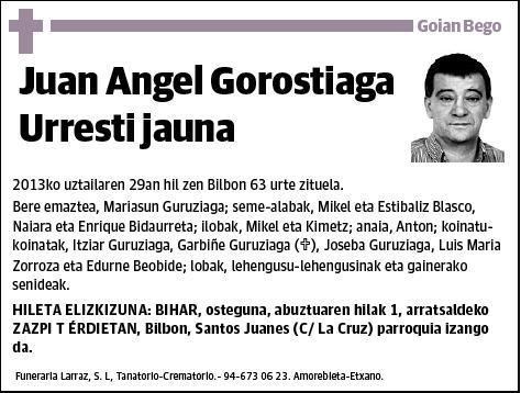 GOROSTIAGA URRESTI,JUAN ANGEL