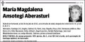 ANSOTEGI ABERASTURI,MARIA MAGDALENA