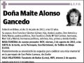 ALONSO GANCEDO,MAITE