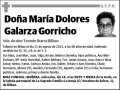 GALARZA GORRICHO,MARIA DOLORES