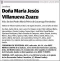 VILLANUEVA ZUAZU,MARIA JESUS