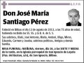SANTIAGO PEREZ,JOSE MARIA