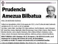 AMEZUA BILBATUA,PRUDENCIA