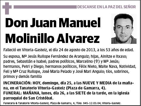 MOLINILLO ALVAREZ,JUAN MANUEL