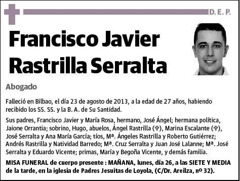 RASTRILLA SERRALTA,FRANCISCO JAVIER