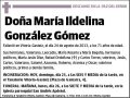 GONZALEZ GOMEZ,MARIA ILDELINA