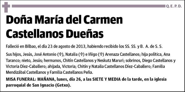 CASTELLANOS DUEÑAS,MARIA DEL CARMEN