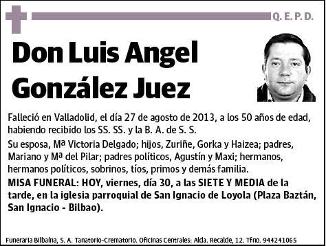 GONZALEZ JUEZ,LUIS ANGEL