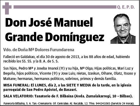 GRANDE DOMINGUEZ,JOSE MANUEL