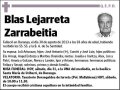 LEJARRETA ZARRABEITIA,BLAS