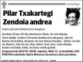 TXAKARTEGI ZENDOIA,PILAR