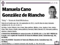 CANO GONZALEZ DE RIANCHO,MANUELA