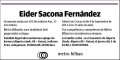 SACONA FERNANDEZ,EIDER