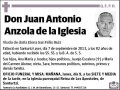 ANZOLA DE LA IGLESIA,JUAN ANTONIO