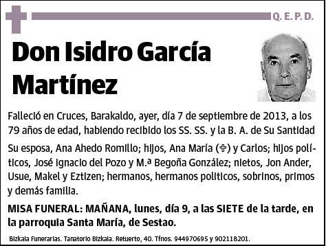 GARCIA MARTINEZ,ISIDRO