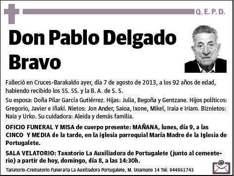 DELGADO BRAVO,PABLO