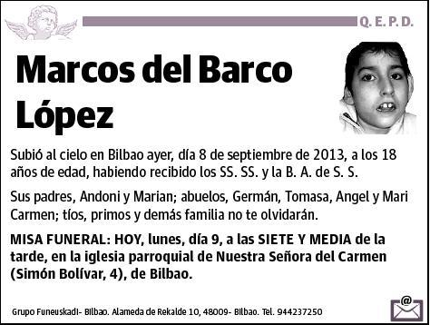 DEL BARCO LOPEZ,MARCOS