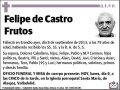 DE CASTRO FRUTOS,FELIPE