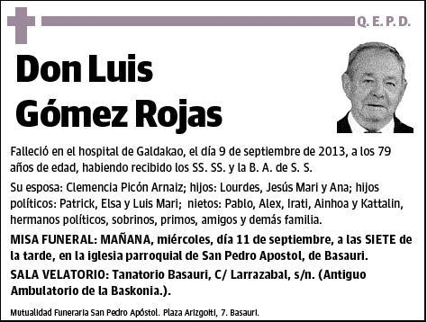 GOMEZ ROJAS,LUIS