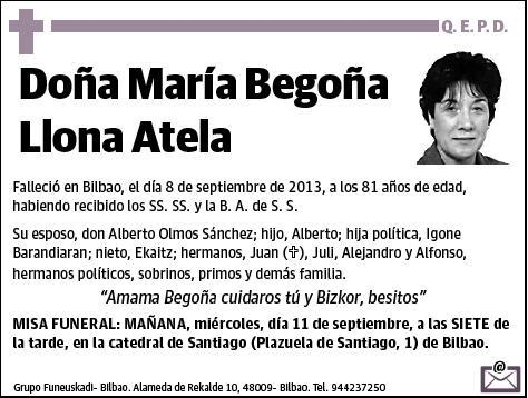LLONA ATELA,MARIA BEGOÑA