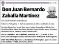 ZABALLA MARTINEZ,JUAN BERNARDO