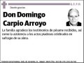 CARPIO ARROYO,DOMINGO