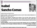 SANCHO COMAS,ISABEL