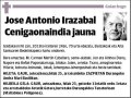 IRAZABAL CENIGAONAINDIA,JOSE ANTONIO