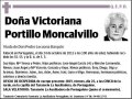 PORTILLO MONCALVILLO,VICTORIANA