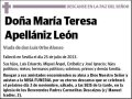 APELLÁNIZ LEÓN,MARIA TERESA