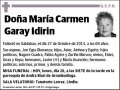 GARAY IDIRIN,MARIA CARMEN