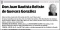 BELTRAN DE GUEVARA GONZALEZ,JUAN BAUTISTA
