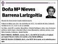 BARRERA LARIZGOITIA,Mª NIEVES