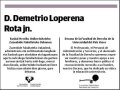 LEPERENA ROTA,DEMETRIO