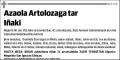 AZAOLA ARTOLOZAGA,IÑAKI