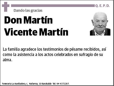 VICENTE MARTIN,MARTIN