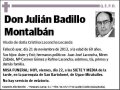 BADILLO MONTALBAN,JULIAN
