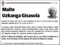 UZKANGA GISASOLA,MAITE