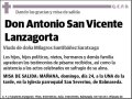 SAN VICENTE LANZAGORTA,ANTONIO