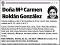 ROLDAN GONZALEZ,Mª CARMEN