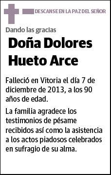 HUETO ARCE,DOLORES