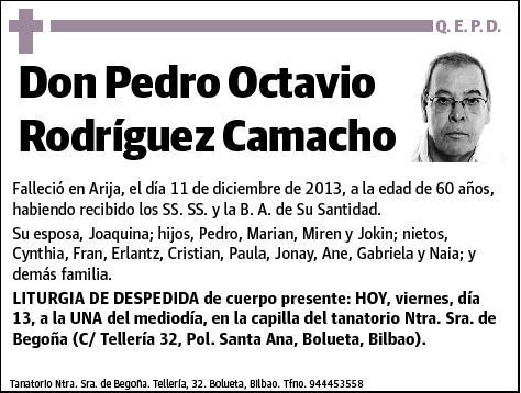 RODRIGUEZ CAMACHO,PEDRO OCTAVIO