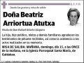 ARRIORTUA ATUTXA,BEATRIZ