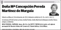 PEREDA MARTINEZ DE MURGUIA,Mª CONCEPCION