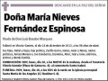 FERNANDEZ ESPINOSA,MARIA NIEVES