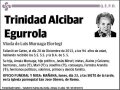 ALCIBAR EGURROLA,TRINIDAD