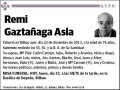 GAZTAÑAGA ASLA,REMI